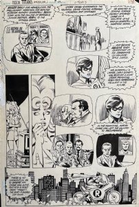 New Teen Titans Annual #2 pg 8 (DC, 1983) Comic Art