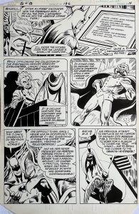 Brave and the Bold #186 pg 11 (DC, 1982) Fadeaway Man Origin Comic Art