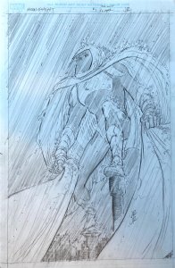 Moon Knight #1 cover (Marvel, 2021) Comic Art