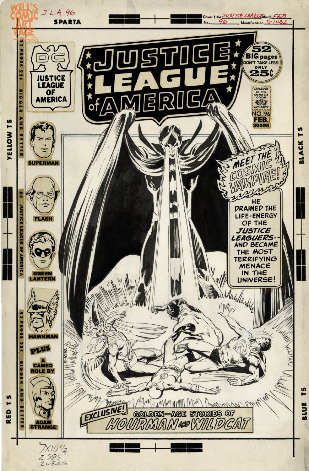 Justice League of America #96 cover (DC, 1972) 1st App Starbreaker by ...