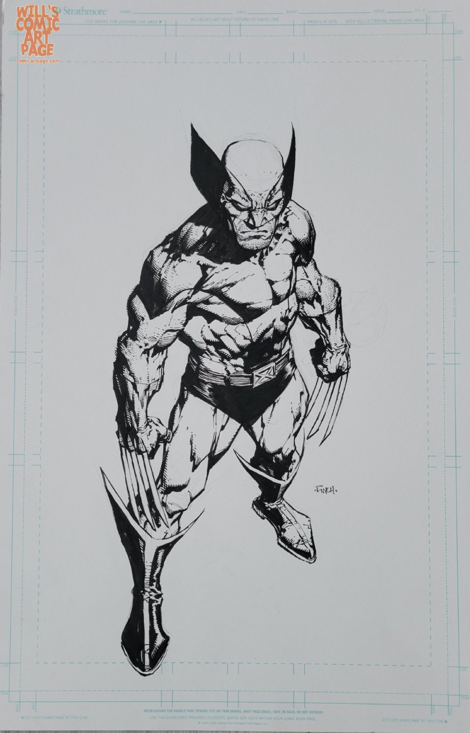 The Wolverine (X-Men) Pin-Up by David Finch by David Finch