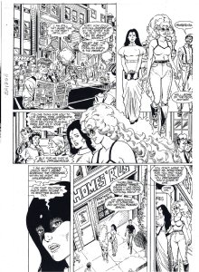 New Teen Titans #33 pg 8 (DC, 1987) Comic Art