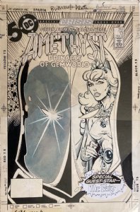 Amethyst #13 Cover (DC, 1986) Dr Fate, Crisis On Infinite Earths Comic Art