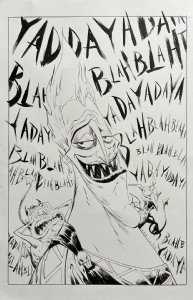Disney Villains: Hades #3 cover (Dynamite, 2023) Comic Art