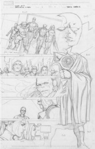 What If? Astonishing X-Men #1 pg 1 Title Opener (Marvel, 2010) Comic Art