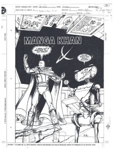 Who's Who in the DC Universe '90 #3 Manga Khan (DC, 1990) L-Ron Comic Art