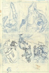 The Amazing Spider-Man Aim Toothpaste Giveaway pg 5 prelim (1982) Comic Art