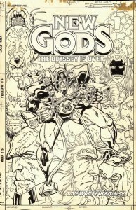New Gods #1 Cover (DC, 1989) Comic Art