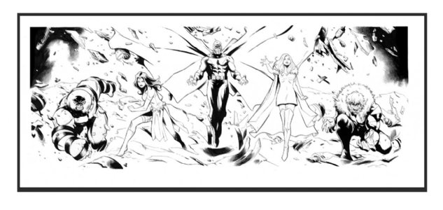 Brotherhood of Evil Mutants Stamp Artwork [X-Men 60th Anniversary]  Comic Art